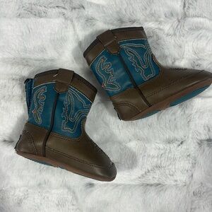 Twister Brown and Blue Boots western boots infant